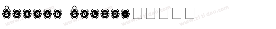 Scarab Solid字体转换